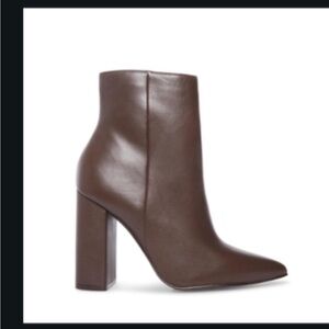Brown Leather Ankle Boots